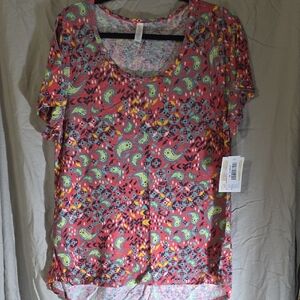 LuLaRoe Multicolor Paisley Blouse
